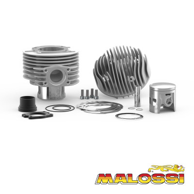 GRUPPO TERMICO MHR Ø 63 IN ALLUMINIO CVF2 CON SPINOTTO Ø 15 PER VESPA PX 125 150
